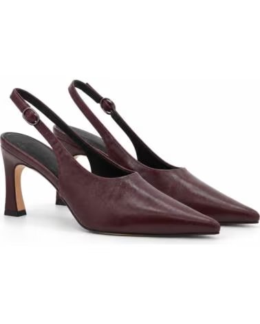 MONTEVITA SLINGBACK HIGH HEELS SANTANDERZA BURGUND BURGUNDY