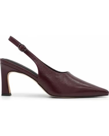 MONTEVITA SLINGBACK HIGH HEELS SANTANDERZA BURGUND BURGUNDY