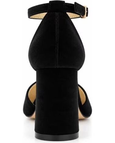 MONTEVITA SALERNO BREITER ABSATZ PUMPS MIT STICKEREI BLACK
