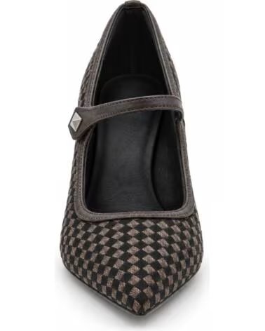 MONTEVITA PISA ZAPATOS DE TACÓN CON PATRÓN A CUADROS BROWN