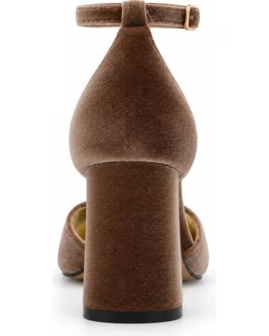 MONTEVITA SALERNO TAUPE TACONES DE TERCIOPELO