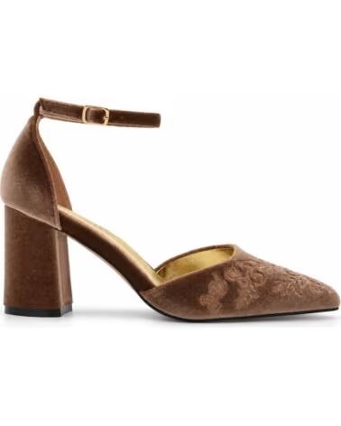 MONTEVITA SALERNO TAUPE TACONES DE TERCIOPELO