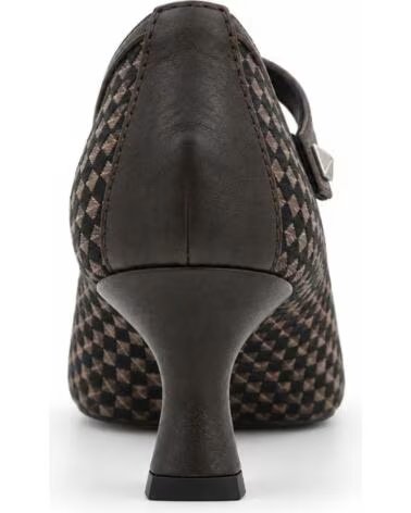 MONTEVITA PISA ZAPATOS DE TACÓN CON PATRÓN A CUADROS BROWN