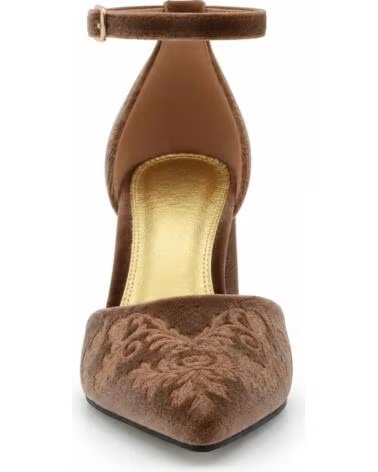 MONTEVITA SALERNO TAUPE TACONES DE TERCIOPELO