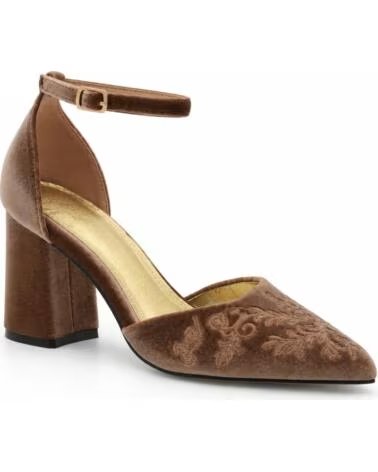 MONTEVITA SALERNO TAUPE TACONES DE TERCIOPELO