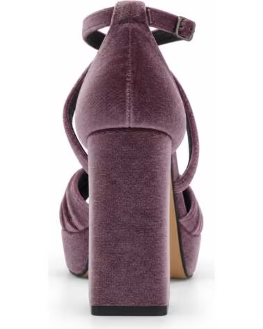 SANDALI CON TACCO ALTO MONTEVITA BARINA VELLUTO VIOLA PURPLE