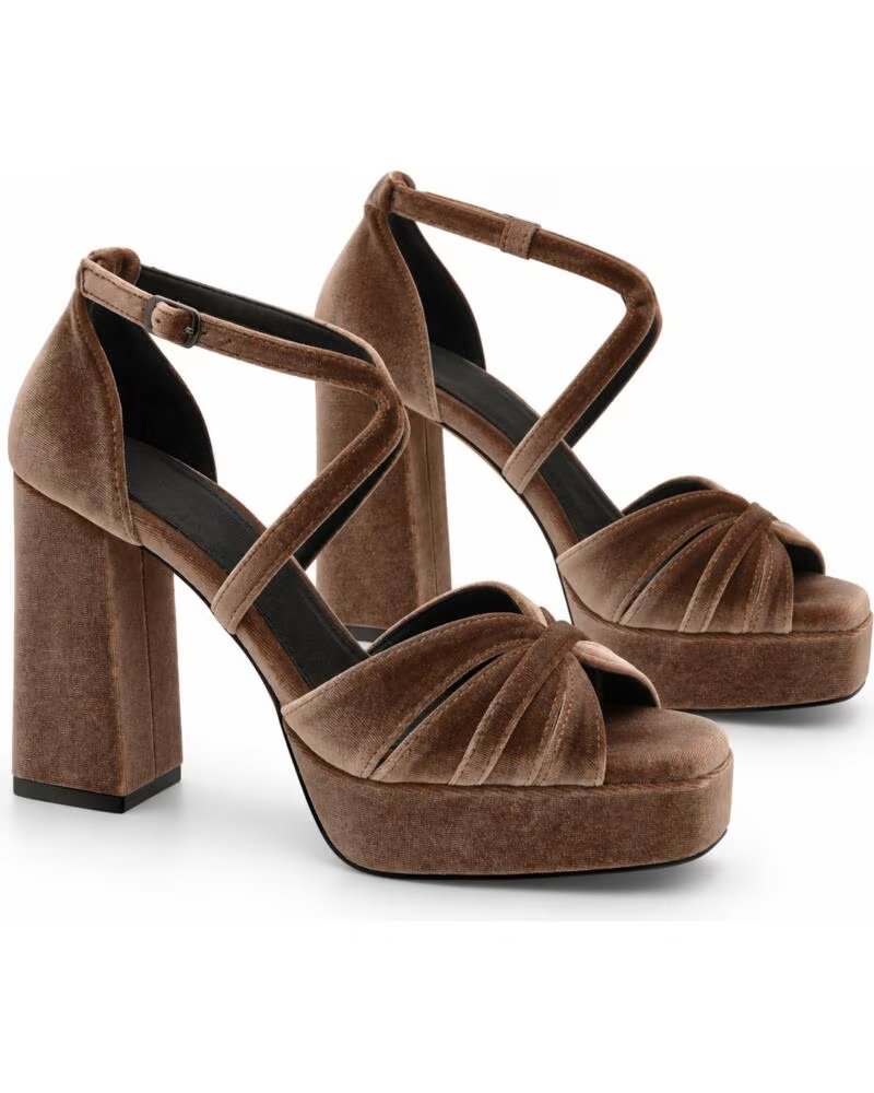 MONTEVITA BARINA SANDALI CON TACCO ALTO TAUPE