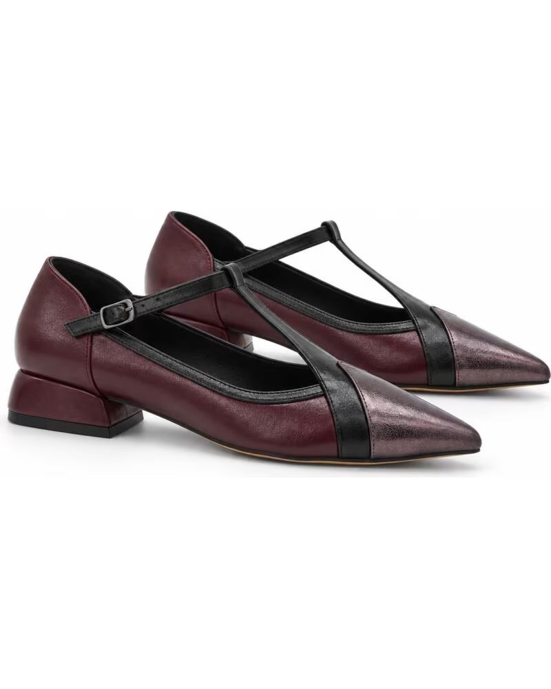 MONTEVITA TRIESTEZA SAPATOS DE SALTO BORDÔ BURGUNDY