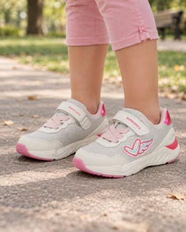 BIOMECANICS 261273-C050 TÉNIS INFANTIS BRANCO E ROSA BLANCO