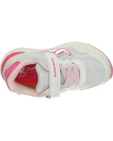 BIOMECANICS 261273-C050 TÉNIS INFANTIS BRANCO E ROSA BLANCO
