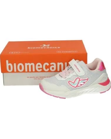 BIOMECANICS 261273-C050 TÉNIS INFANTIS BRANCO E ROSA BLANCO