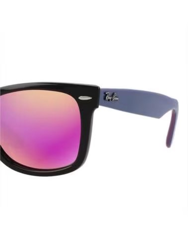 RAY-BAN LUNETTES DE SOLEIL WAYFARER RB2140 11744T 50 GRIS OSCURO-NEGRO