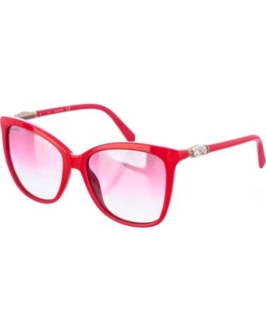 SWAROVSKI LUNETTES DE SOLEIL CARRÉES EN ACÉTATE SK0227S POUR FEMME GRENAT GRANATE