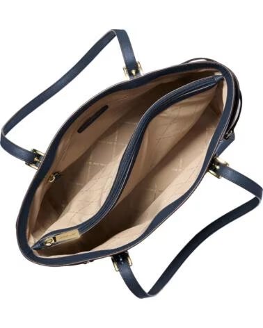 MICHAEL KORS Bolso Mujer Tote Grande Voyager Piel Saffiano 35S5GV6T7L AZUL MARINO