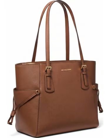 MICHAEL KORS Bolso Mujer Tote Grande Voyager Piel Saffiano 35S5GV6T7L MARRóN