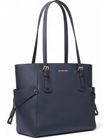 MICHAEL KORS Bolso Mujer Tote Grande Voyager Piel Saffiano 35S5GV6T7L AZUL MARINO