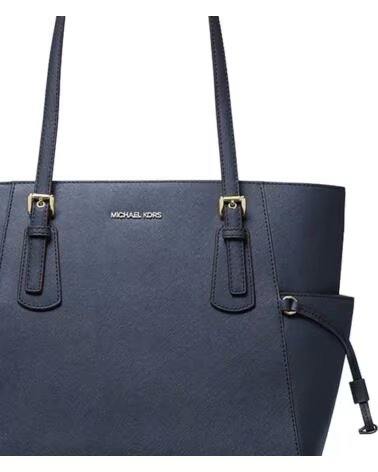 MICHAEL KORS Bolso Mujer Tote Grande Voyager Piel Saffiano 35S5GV6T7L AZUL MARINO