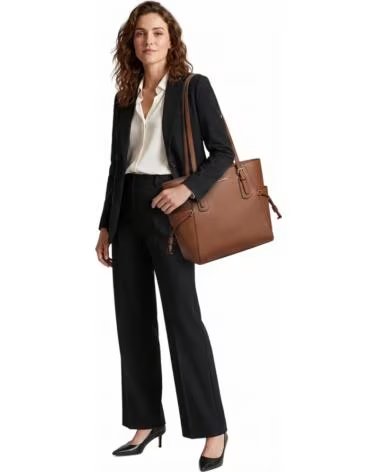 MICHAEL KORS Bolso Mujer Tote Grande Voyager Piel Saffiano 35S5GV6T7L MARRóN