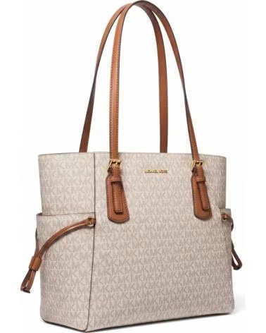 MICHAEL KORS BOLSO MUJER TOTE VOYAGER LARGE SIGNATURE 35T5GV6T9B BEIGE