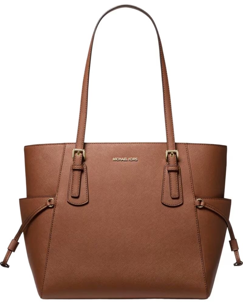 MICHAEL KORS Bolso Mujer Tote Grande Voyager Piel Saffiano 35S5GV6T7L MARRóN