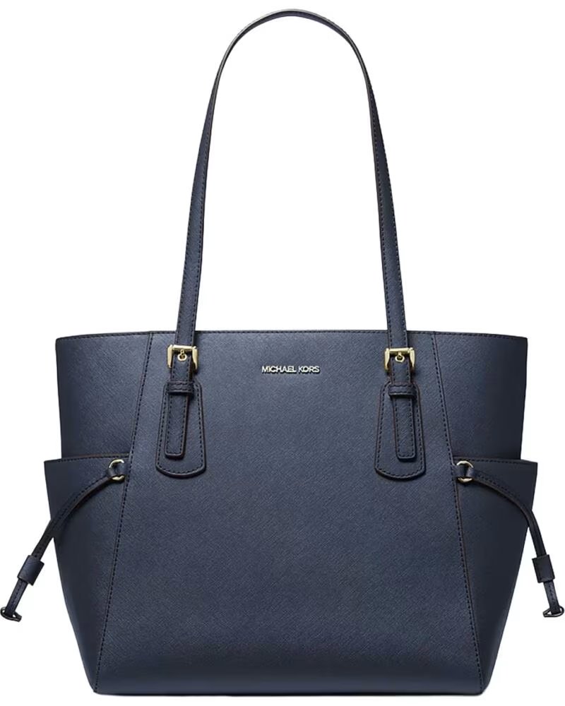 MICHAEL KORS Bolso Mujer Tote Grande Voyager Piel Saffiano 35S5GV6T7L AZUL MARINO