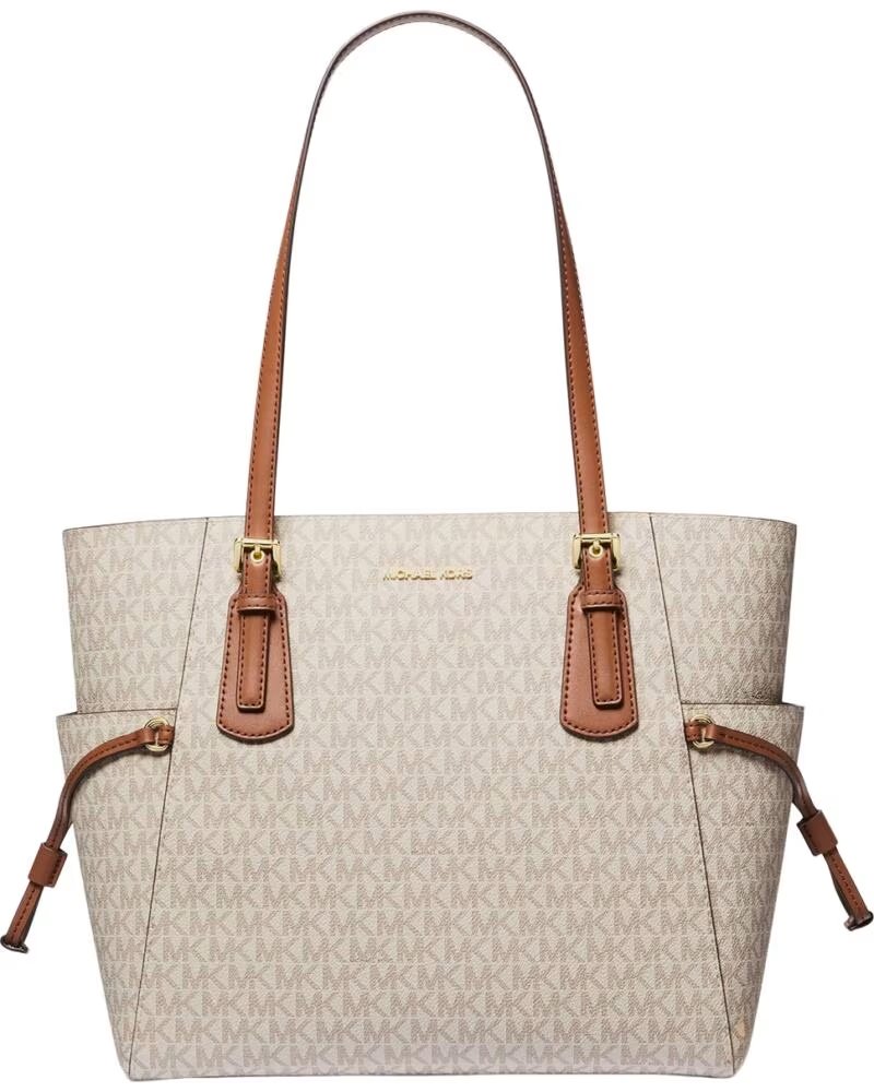 MICHAEL KORS BOLSO MUJER TOTE VOYAGER LARGE SIGNATURE 35T5GV6T9B BEIGE