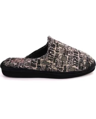 BEREVERE 6702 CHINELOS DE CASA PARA HOMEM PRETO NEGRO