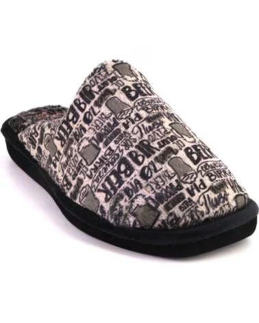 BEREVERE 6702 CHINELOS DE CASA PARA HOMEM PRETO NEGRO