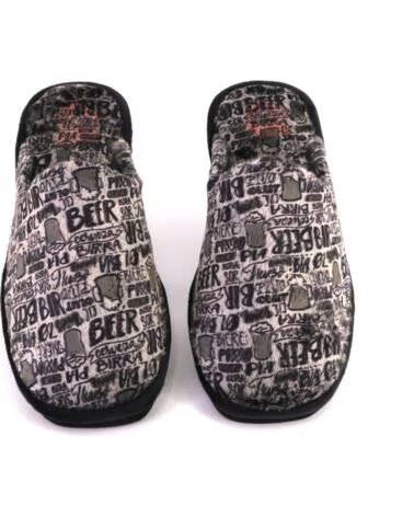 BEREVERE 6702 CHINELOS DE CASA PARA HOMEM PRETO NEGRO