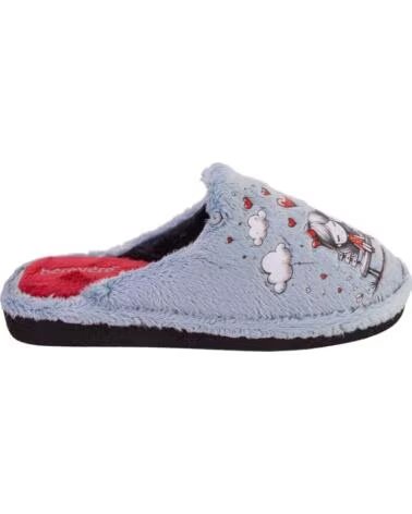 BEREVERE 6505 ZAPATILLAS DE CASA DE MUJER AZUL