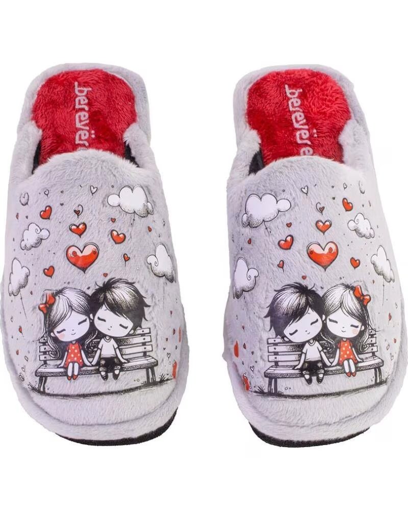 BEREVERE 6505 PANTOFOLE DA CASA DA DONNA GRIS