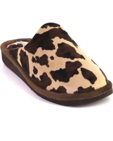 BEREVERE 6529 ZAPATILLAS DE CASA DE MUJER MARRON