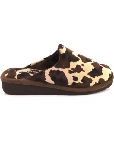 BEREVERE 6529 ZAPATILLAS DE CASA DE MUJER MARRON