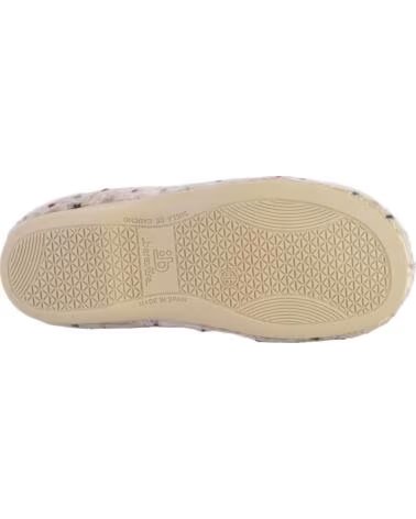 BEREVERE 6305 ZAPATILLAS DE CASA DE MUJER BEIGE