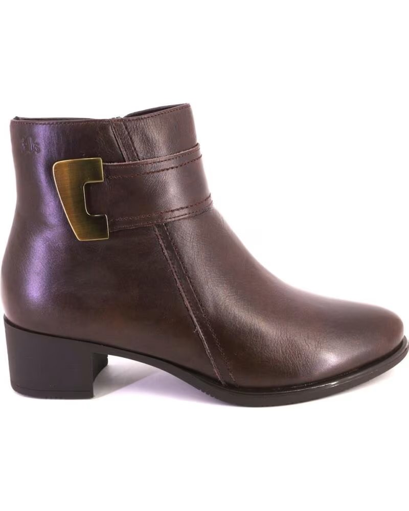 TREINTAS 4619 STIVALETTI IN PELLE DA DONNA MARRON