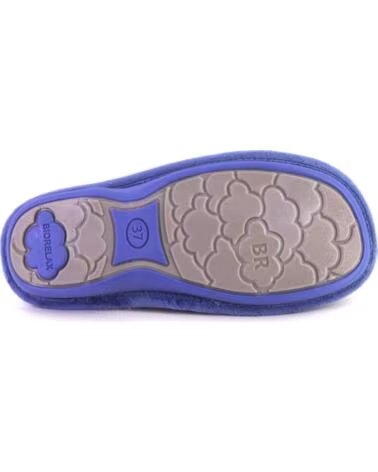 COSDAM 4651 Zapatillas de casa de mujer azul marino AZUL