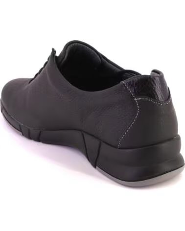 SUAVE 3204-26 ZAPATILLAS CASUAL DE MUJER PIEL NEGRO