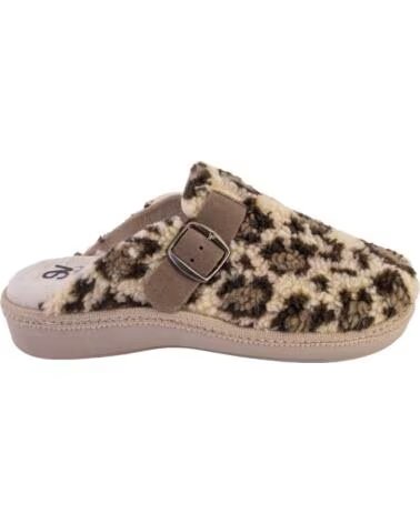 SALVI 29L-000 IRBIS Zapatillas de casa de mujer leopardo LEOPARDO