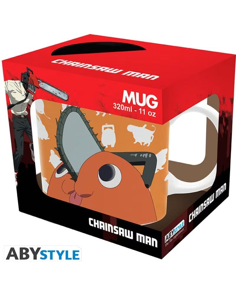 ABYSTYLE Taza chainsaw man pochita 320 ml