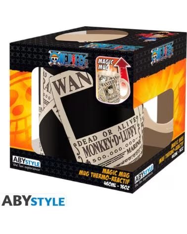 ABYSTYLE CANECA TERMO SENSÍVEL ONE PIECE WANTED