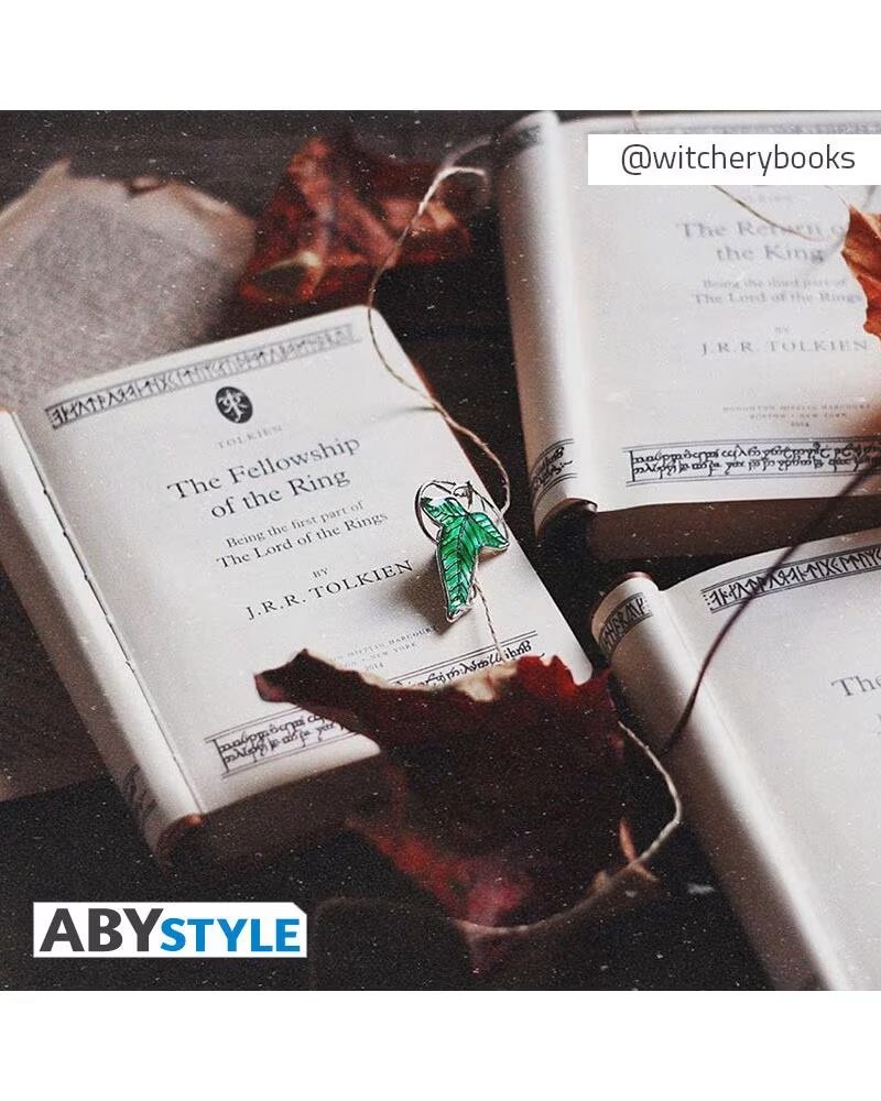 ABYSTYLE Pin 3d el senor de los anillos hoja de lorien
