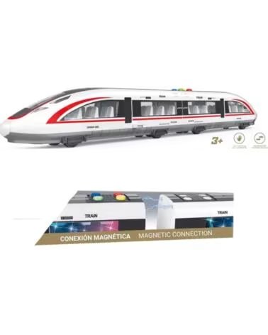 TOY PLANET ELEKTRONISCHER HOCHGESCHWINDIGKEITSZUG MEHRFARBIG MULTICOLOR