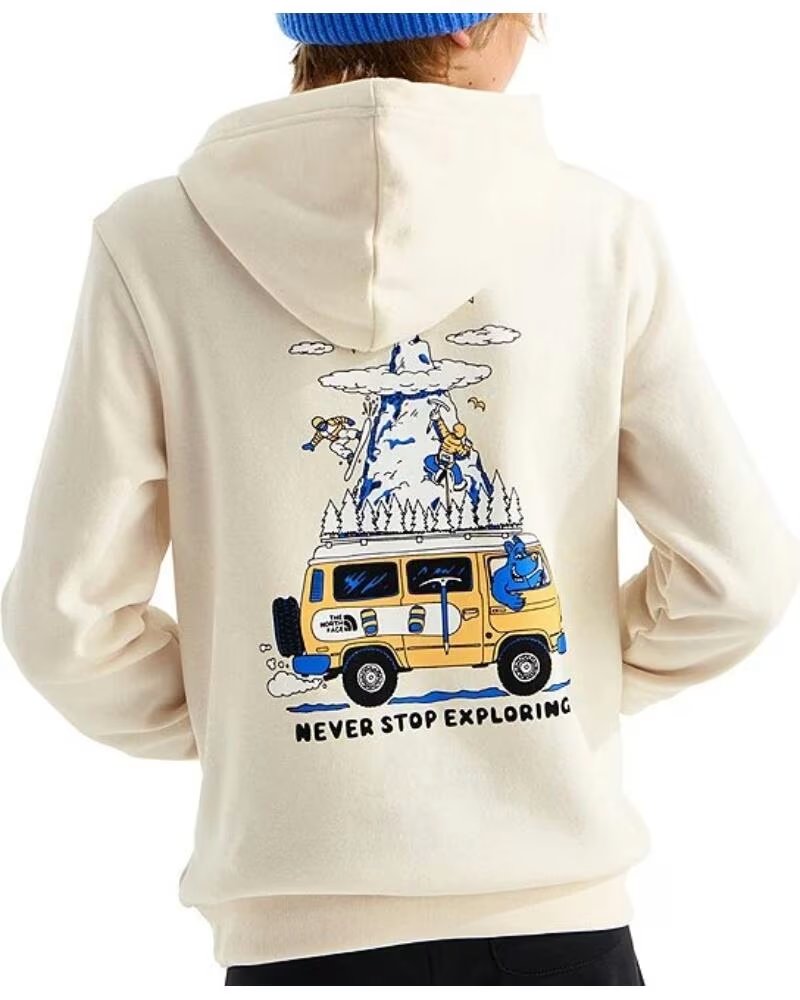 THE NORTH FACE BEDRUCKTER KAPUZENPULLOVER NF0A8JGZQLI BLANCO