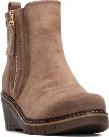 REFRESH BotIn de mujer 176174 Taupe MARRóN