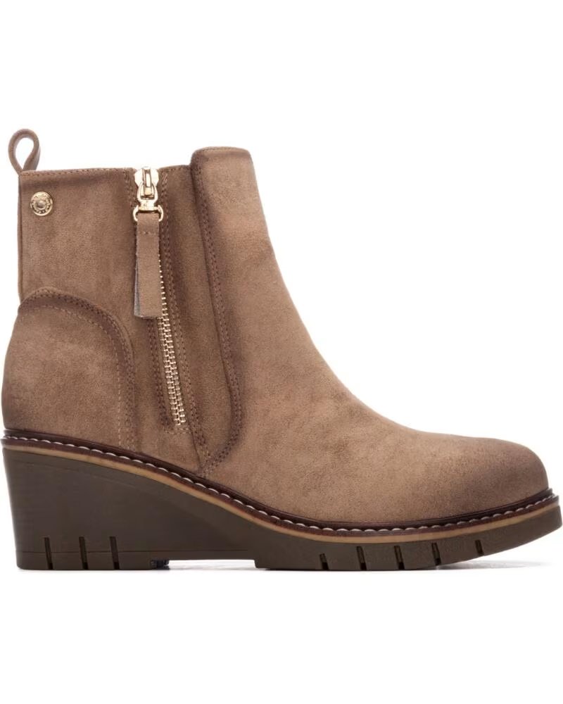 REFRESH BotIn de mujer 176174 Taupe MARRóN