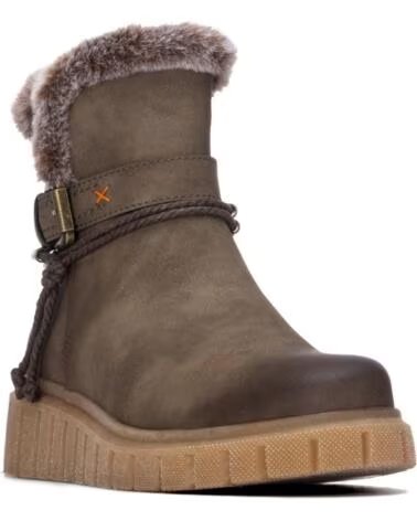 REFRESH BotIn de mujer 176214 Taupe MARRóN
