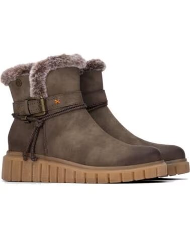 REFRESH BotIn de mujer 176214 Taupe MARRóN