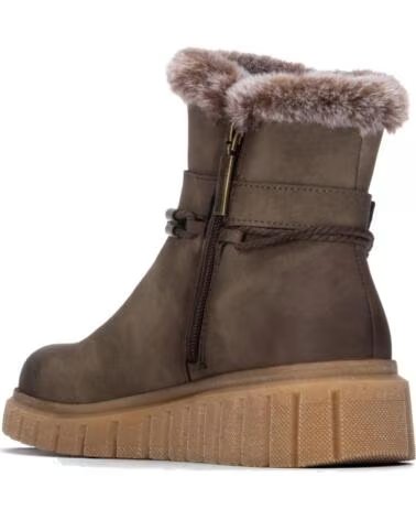 REFRESH BotIn de mujer 176214 Taupe MARRóN
