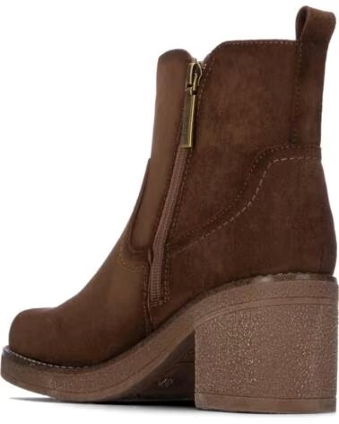 REFRESH BotIn de mujer 176251 Taupe MARRóN