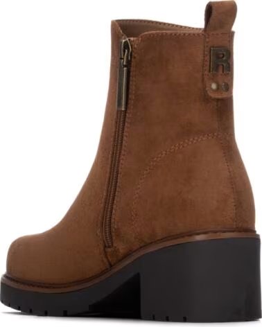 REFRESH BotIn de mujer 176283 Camel MARRóN